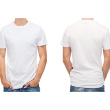 Cappıe Günlük Basic Supreme Regular Fit Penye T-Shirt Beyaz