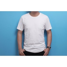 Cappıe Günlük Basic Supreme Regular Fit Penye T-Shirt Beyaz