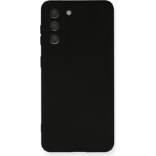 Newface Samsung Galaxy S21 FE Kılıf Velura Kapak – Nano Silikon & Kadife İç Yüzey - Siyah