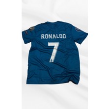 Real Madrid Cristiano Ronaldo Mavi Deplasman Forması -  (Ronaldo 7)