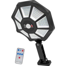 ZB-168A Kumandalı 3 Kademeli 168 Smd Ledli Sensörlü Beyaz Solar Aydınlatma (5047)