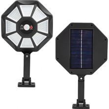 ZB-168A Kumandalı 3 Kademeli 168 Smd Ledli Sensörlü Beyaz Solar Aydınlatma (5047)