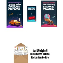 Douglas Adams 3 Kitap Set + Okuma Sticker'ları