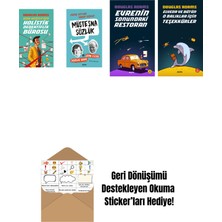 Douglas Adams 4 Kitap Set + Okuma Sticker'ları