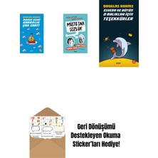 Douglas Adams 3 Kitap Set + Okuma Sticker'ları