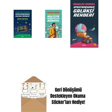 Douglas Adams 3 Kitap Set + Okuma Sticker'ları