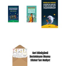 Douglas Adams 3 Kitap Set + Okuma Sticker'ları