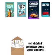 Douglas Adams 4 Kitap Set + Okuma Sticker'ları