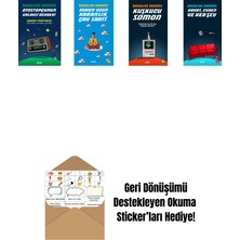 Douglas Adams 4 Kitap Set + Okuma Sticker'ları