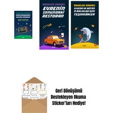 Douglas Adams 3 Kitap Set + Okuma Sticker'ları