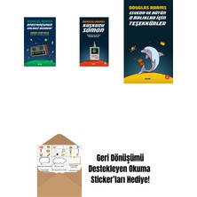 Douglas Adams 3 Kitap Set + Okuma Sticker'ları