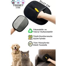 Kedi Köpek Tüy Toplayıcı Yıkanabilir Statik Eldiven Koltuk Halı Elbise Tüy Temizleme Aparatı 2'li