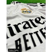 R. Madrid Kylian M.B.A.P.P.E2024/25  Yeni Sezon  Deplasman Çocuk Forması 4'lü (Beyaz) Zyn