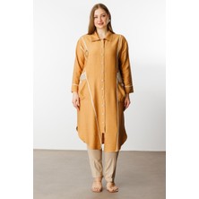 40217 Gilda Biyeli Asimetrik File Detaylı Kap