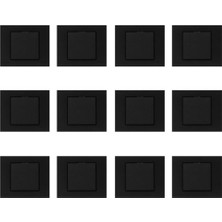 12 Adet Ovivo Grano Siyah Anahtar Çerçeve Dahildir.