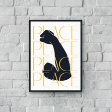 "peace" Poster Tablo (Çerçeveli)