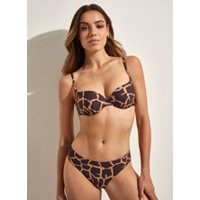 Selmark Kahve Kadın Bikini Alt BN102 Selmark