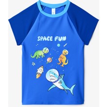 Saks Erkek Çocuk Space Fun Uv Tişört