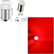 ( 2 x Adet ) R5W & R10W 21W LED Kırmızı Tek Duy (21W&R5W&R10W Tek Duy LED Red)