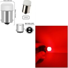 ( 2 x Adet ) R5W & R10W 21W LED Kırmızı Çift Duy (21W&R5W&R10W Çift Duy LED Red)