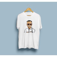 Oversize Stan Lee Tasarım Unisex T-Shirt