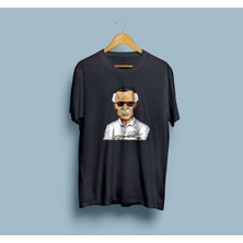 Oversize Stan Lee Tasarım Unisex T-Shirt