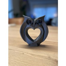 Sevimli Baykuş Dekorasyon Dekoratif Ürün Carbon Katkılı Malzeme