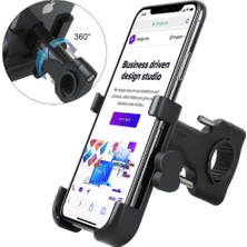 Alüminyum Gövdeli Metal Gidon Bağlantılı Motosiklet Telefon Tutucu 7 Inç Xl - CDY8805-1757