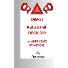 Çeyiz Bohça Bavul Koli Etiketi Gelin 20 Adet A4 Baskılı Etiket Sticker