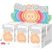 Pop Mart Labubu The Monsters Big Into Energy Series Peluş Oyuncak Anahtarlık Hediye Sevimli Koleksiyon Ürünleri 13 cm Sevimli Canavarlar