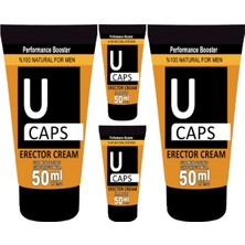 U Caps Cream 4 Adet 50 ml Erkeklere Krem