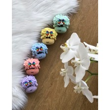 Amigurumi El Örgüsü Sevimli Kuzucuk Kafası Anahtarlıklar(Tek Fiyatıdır)