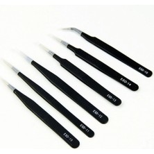 ESD-101112131415 6 Parça Anti Statik Cımbız SET-(5775) - TGZ1095-3914