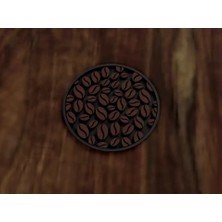 Kahve Çekirdekleri Bardak Altlıkları 3 Lü