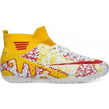 Potinonline Laliga 565 Çocuk Renkli Çoraplı Halısaha Ayakkabısı