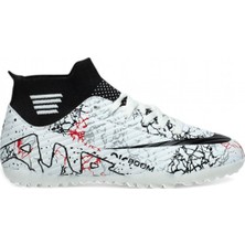 Potinonline Laliga 565 Çocuk Renkli Çoraplı Halısaha Ayakkabısı