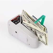 Teknofaji Kağıt Para Sayma Makinesi Mini Taşınabilir Yasaklı Para Kontrol, Pil/fişli Banknot Sayım
