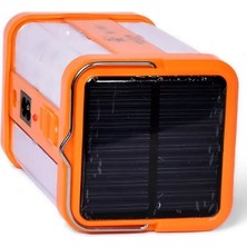 P-1663 Güneş Enerjili Şarjlı Güçlü Işıldak - LKM5989-7410