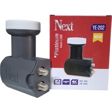 40 Metre Gold Uçlu Anten Kablosu Full Hd 3D 4K + 2'li Lnb YE-202 + 4 Contalı Konnektör