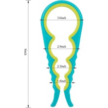 Silikon 4 Farklı Boy Kapak - Kavanoz Açıcı (4767) - LKM1514-3214