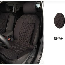 Fiat Idea Oto Koltuk Minderi Siyah Ön Iki Set