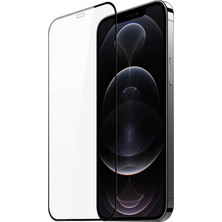 Dux Ducis iPhone 12 Pro Max 6.7inç Tempered Cam Ekran Koruyucu 10D Full Kaplama-(57 - LKM6503-2394