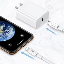 Wekome Type-C To iPhone Pd 20W Hızlı Şarj Kablosu 1.2M-(5775) - LKM6435-7344