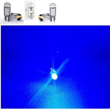( 5 x Adet ) 1 Set LED T10 Dipsiz Ampul 12V Dıamond Pıne Blue (5W Dipsiz Ampul Elmas Cam Mavi)