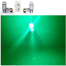 ( 5 x Adet ) 1 Set LED T10 Dipsiz Ampul 12V Dıamond Pıne. Green (5W Dipsiz Ampul Elmas Cam Yeşil)