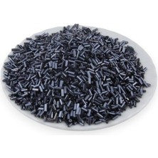 Serhat Aksesuar ve El İşçiliği 6x2 mm Füme Kısa Boru Boncuk 100 gr
