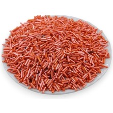 Serhat Aksesuar ve El İşçiliği Pastel Turuncu Boru Boncuk 70 gr