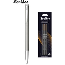 Scrikss & WizDesign 64 Krom Roller, Kristal Kutu +Siyah Roller Yedek Refil