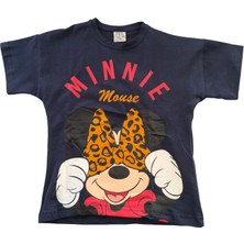 Saklambaç Bebe Minnie Mouse Baskılı Kız Çocuk Alt Üst Tişort ve Şort Takımı - 2'li Yazlık Set
