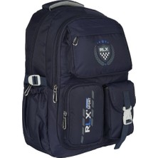 Relaxion Lacivert Suya Geçirmez Ortaokul Lise Sırt Çantası 2058